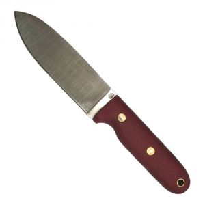 LT Wright Handcrafted Knives Bushcrafter MKII Red Shadetree Fixed Blade Knife